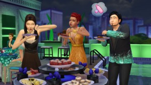 sims 4 luxury party stuff buffet table