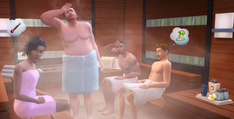 Spa Day Screenshot Sauna