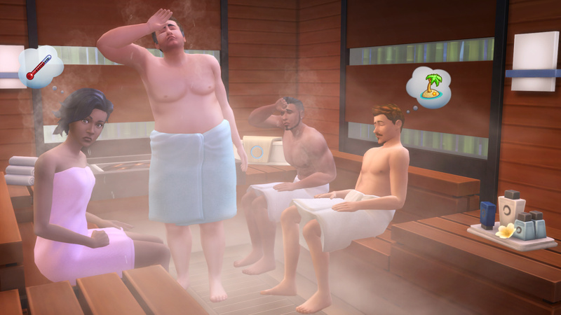 Sims 4 Spa Day Sauna