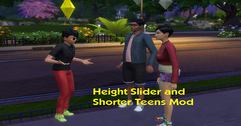 height mod for sims 4