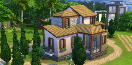 Let's Build Around The World - Italian House - Sims Online