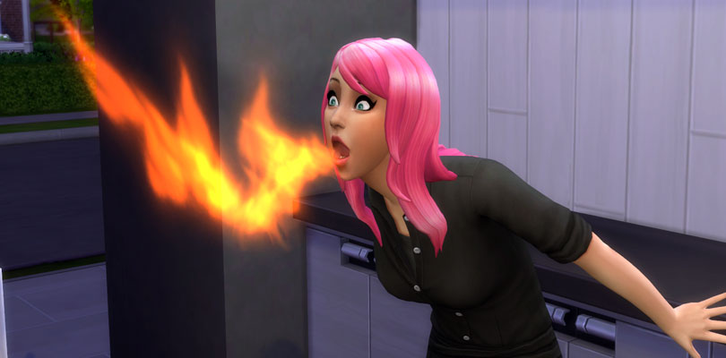 the sims 4 fire