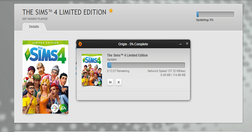 Sims 4 new Game update available