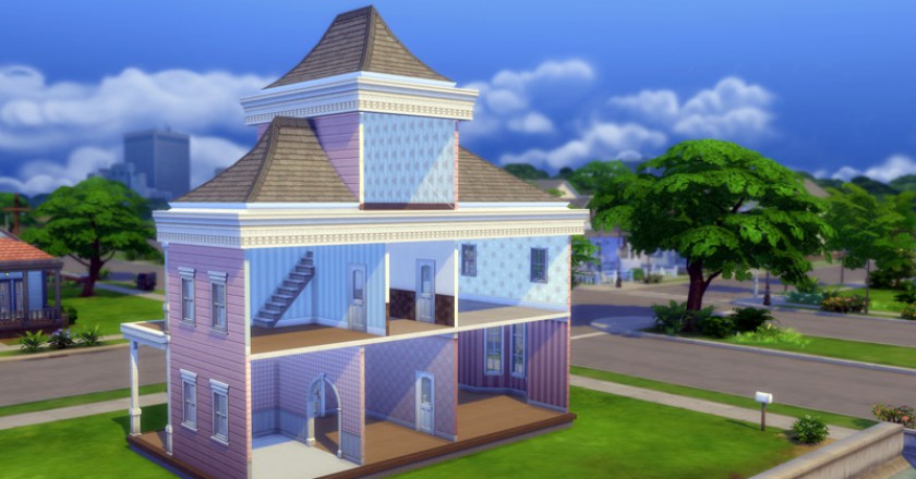 Sims 4 Building Challenge, Dollhouse