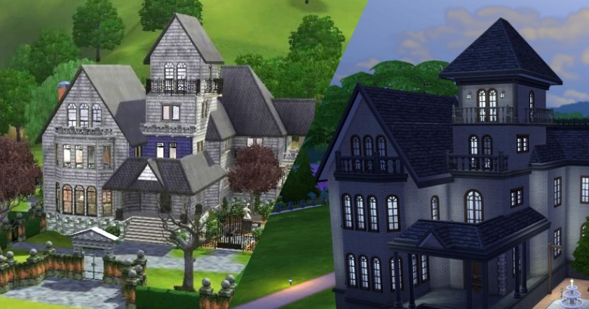 Sims 4 Building Challenge Goths Manor