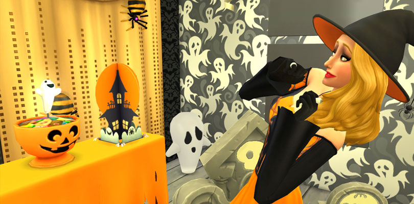 the sims 4 spooky party gold