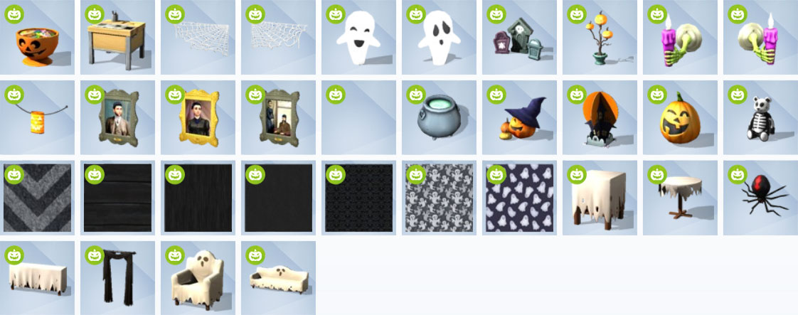 The Sims 4 Spooky Stuff Objects