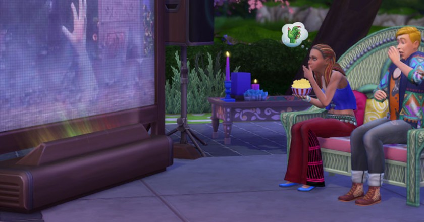 The Sims 4 Movie Hangout Stuff Released