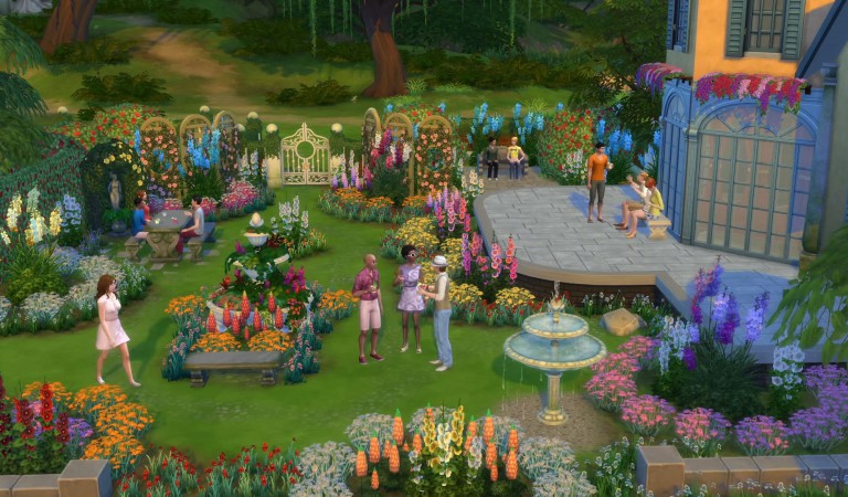 sims-4-romantic-garden-decorations - Sims Online