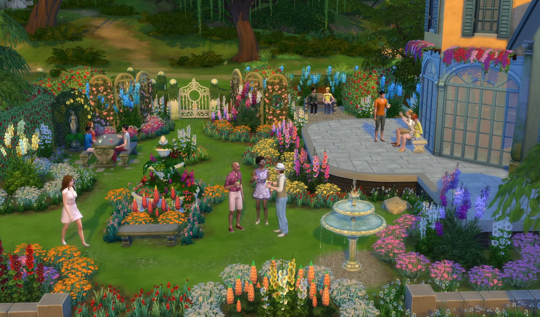 The Sims 4 Romantic Garden Stuff Pack releases on February ...