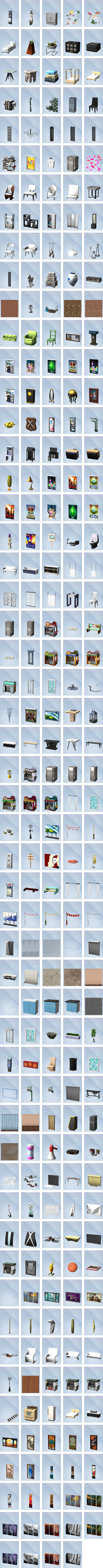The Sims 4 City Living objects
