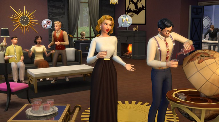 The Sims 4: Vintage Glamour Stuff Review - Sims Online