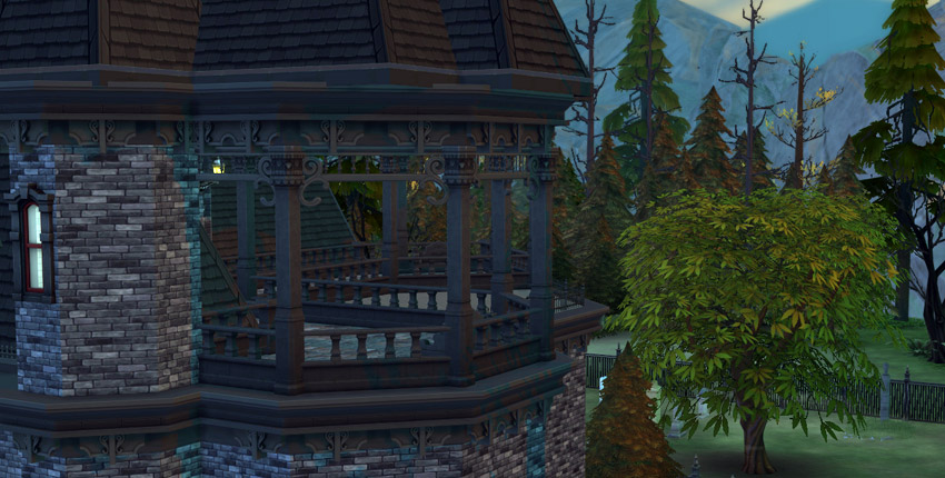 sims 4 vampire house