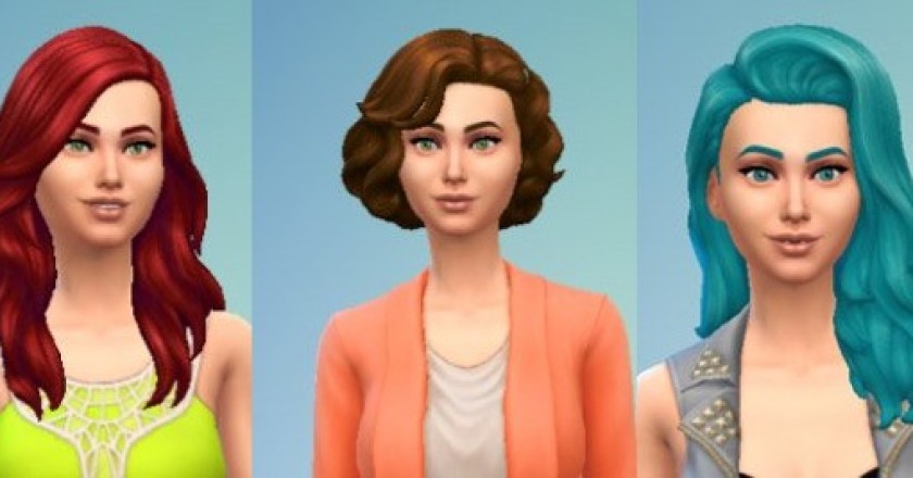 Sims 4 floor length hair