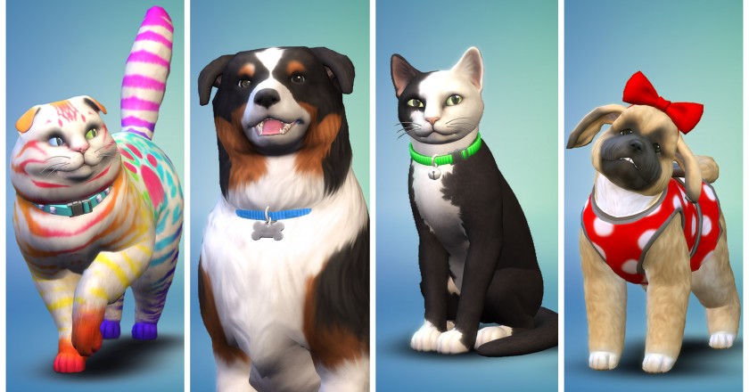 Dress up Cats and Dogs in The Sims 4