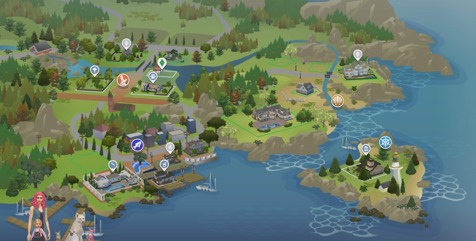 Map of Brindleton Bay