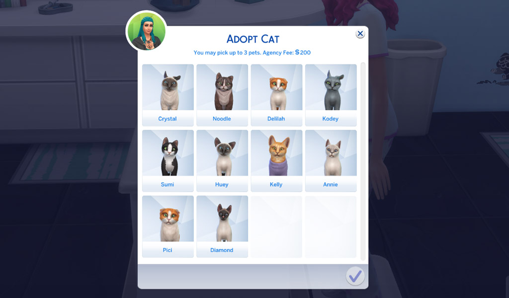 can you get a pet in sims 4