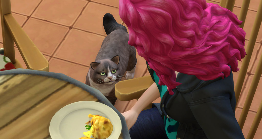 the sims 4 cats and dogs kid is waking up