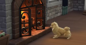 sims 4 cats and dogs fireplace recolor