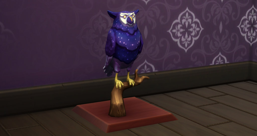 When you collected all feathers there is a beautiful owl statue you can assemble with the feathers