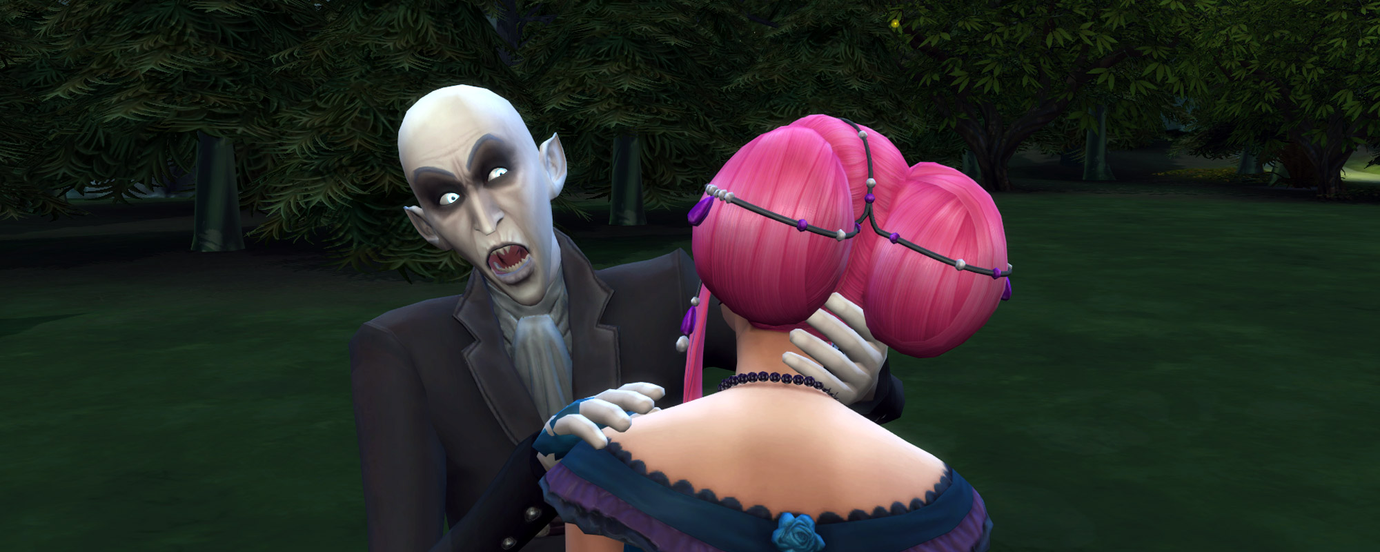 How to change your Sim into a Vampire - Sims Online - 2000 x 800 jpeg 273kB
