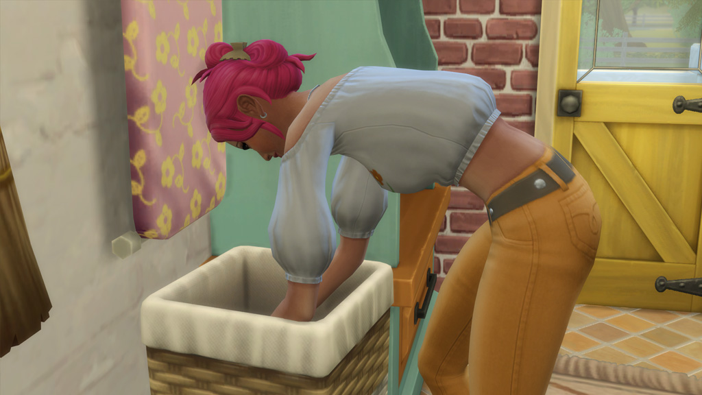 Sims can search pockets of their laundry