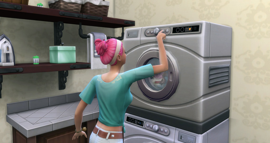 How to do Laundry in The Sims 4 - Sims Online