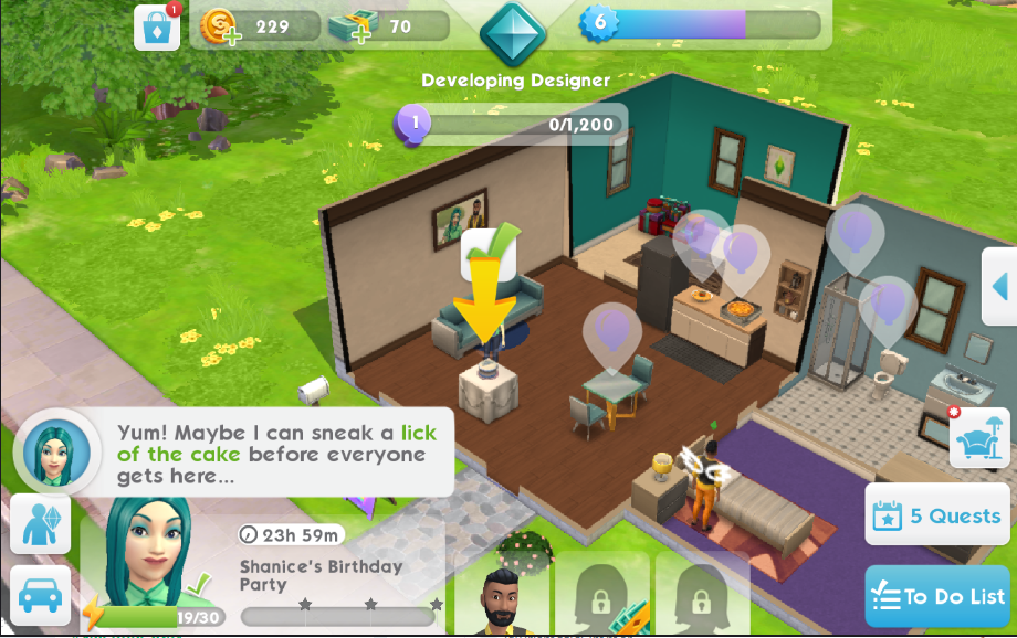 hiw to cheat the sims mobile game