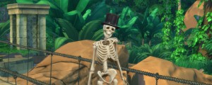 Skeleton with hat