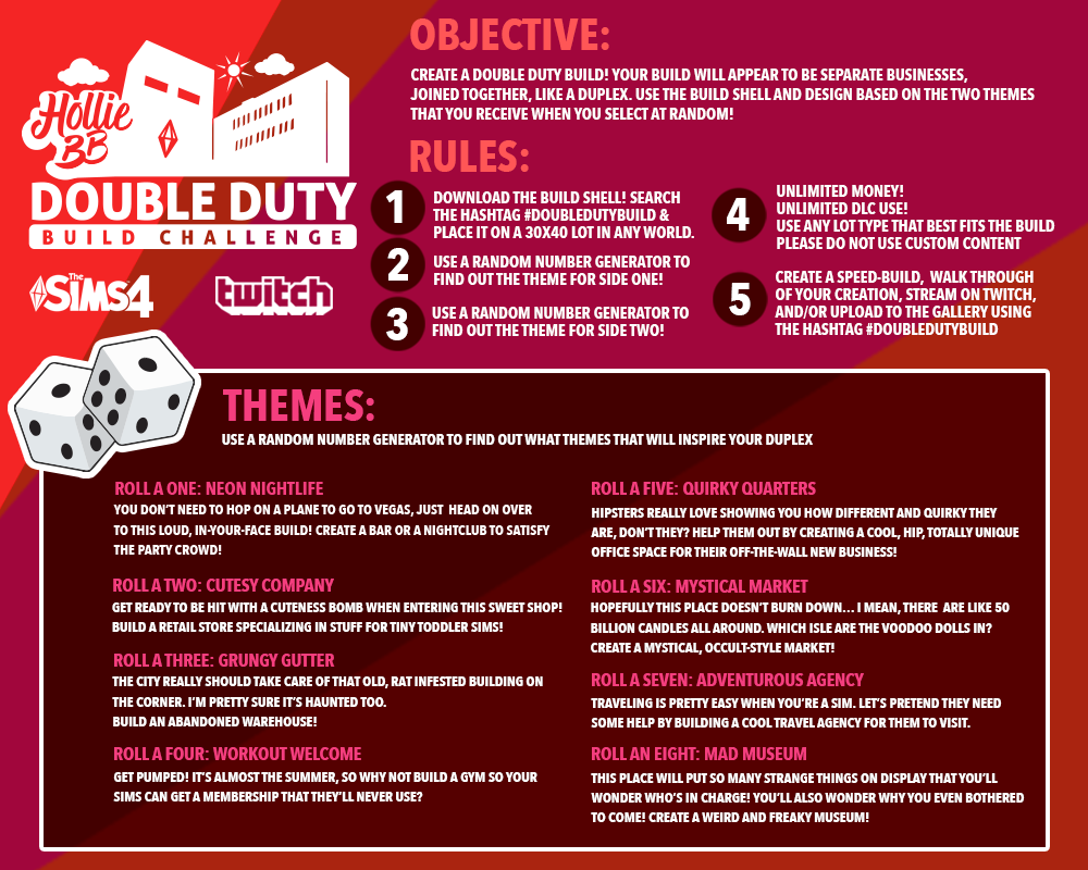Double Duty challenge Rules