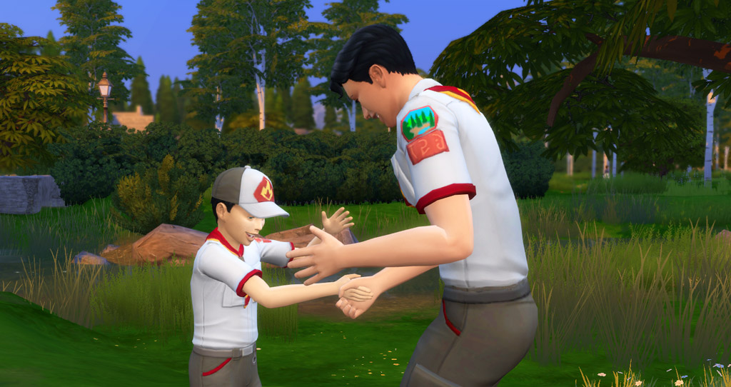 Only Scouts can do a Secret Scouting Handshake