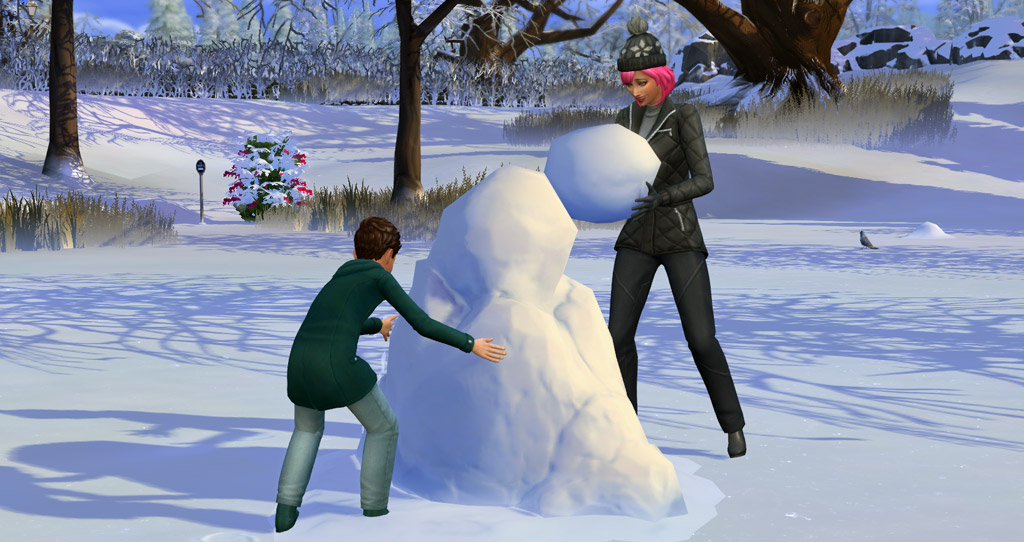 Enjoy building snowpals with your friends or family