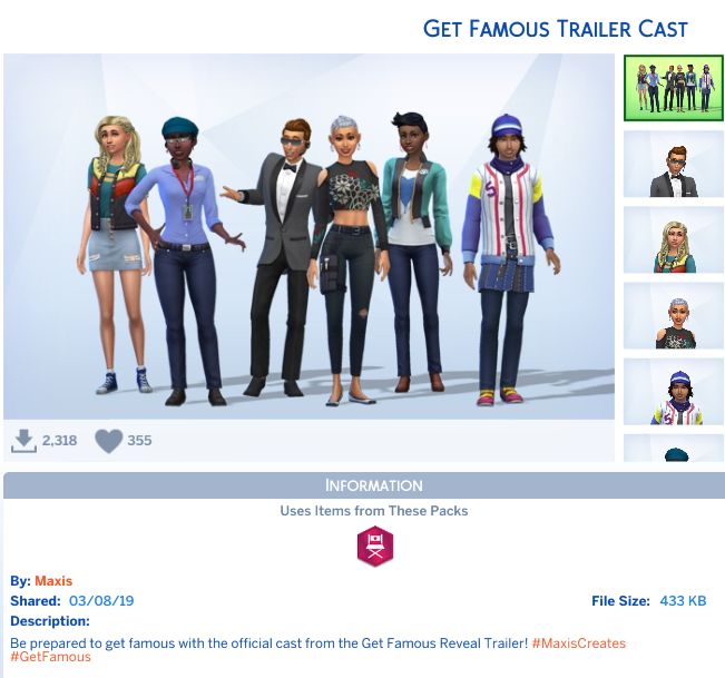 buy sims 4 get famous