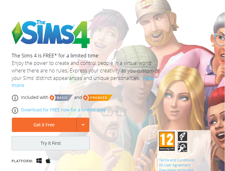 the sims 4 online free download