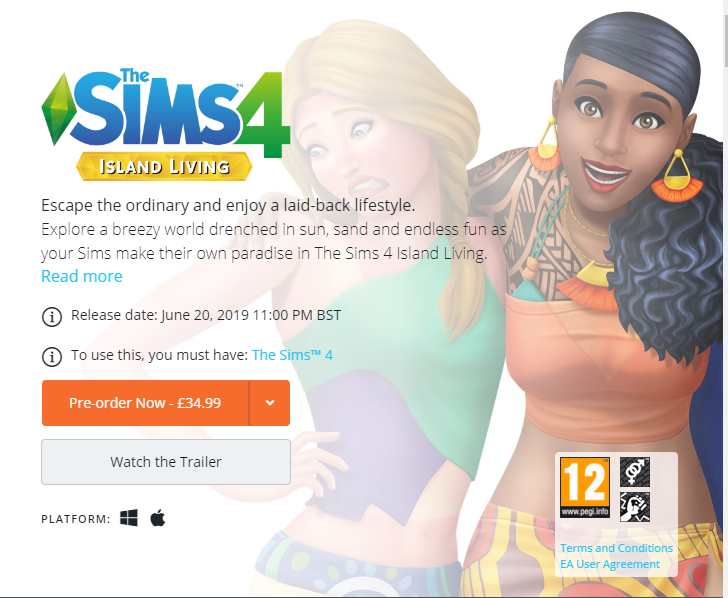 the sims 4 expansion packs origin