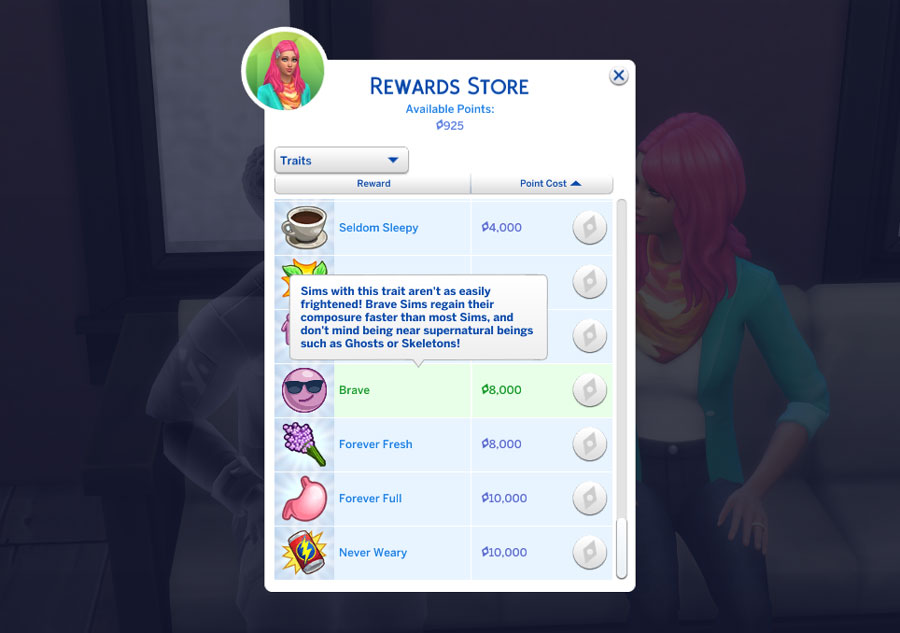 how to change sims 4 traits