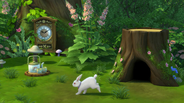 sims 4 rabbit hole cottage living