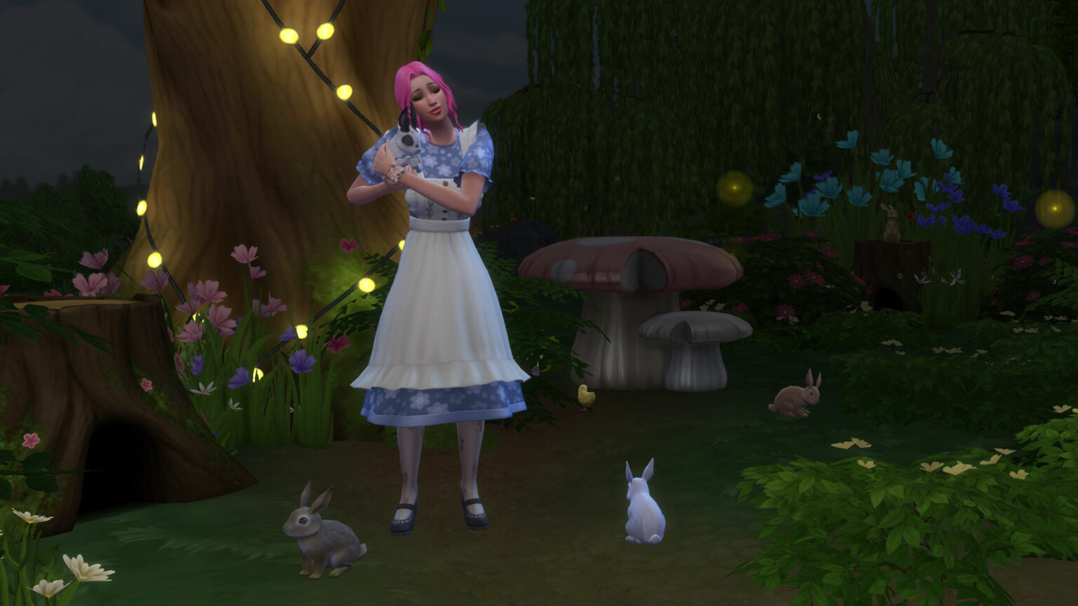 Living in Harmony with Wild Bunnies Sims Online