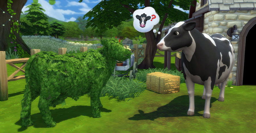 Sims 4 CC Cow Outfit