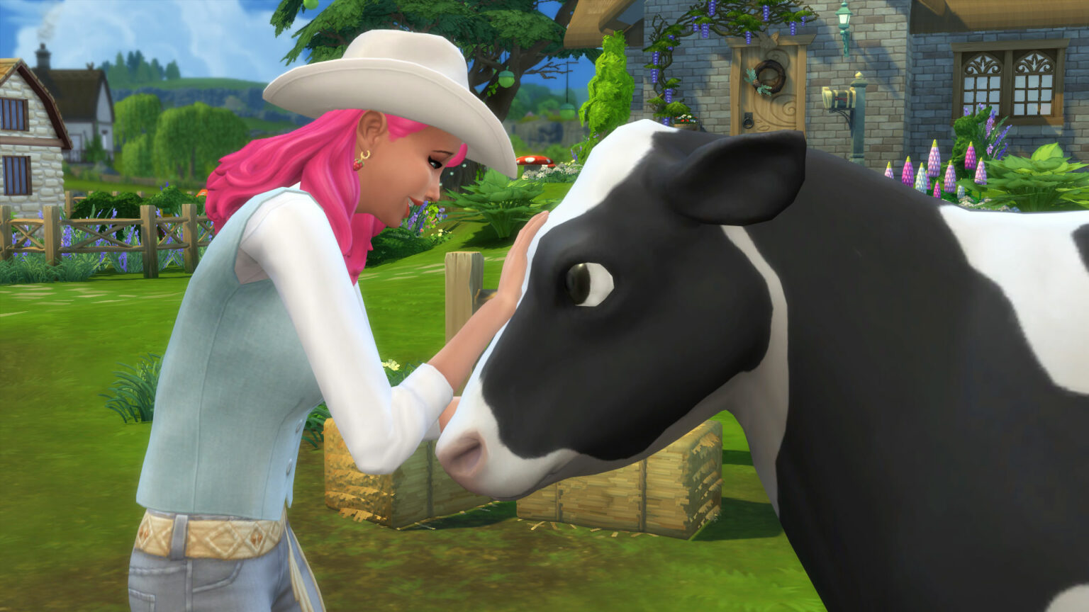 Sims4CottageLivingCowsGuideBanner Sims Online