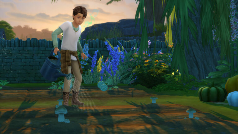 Growing a Garden full of Oversized Crops - Sims Online
